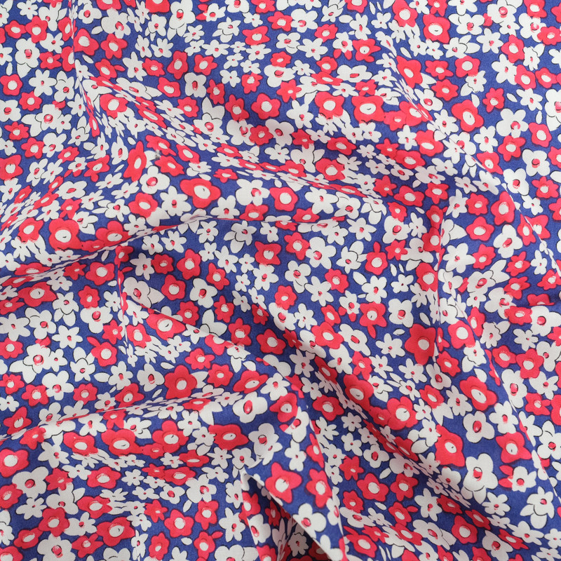 Popeline de Coton Fleurie Monica - Maison Klem